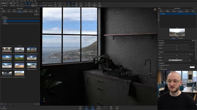 Lighting KeyShot Interiors with HDRIs смотреть онлайн