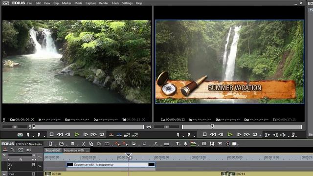 2: Nested Sequences in EDIUS Pro 6.5 смотреть онлайн