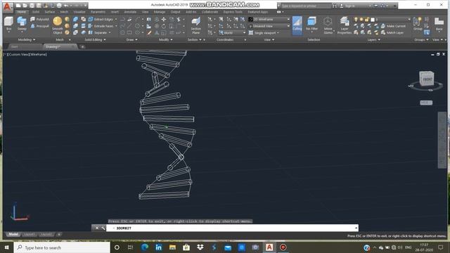 How to design DNA on AutoCAD смотреть онлайн