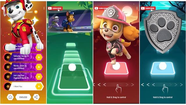 PAW Patrol All Video Megamix: Marshall vs Chase vs Skye vs Rubble смотреть онлайн
