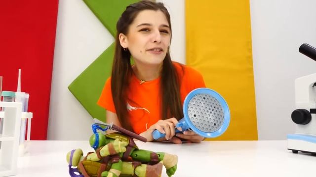 Черепашки ниндзя отмечают День Рождения! Видео игрушки потеряли Леонардо! Игры в детективов смотреть онлайн