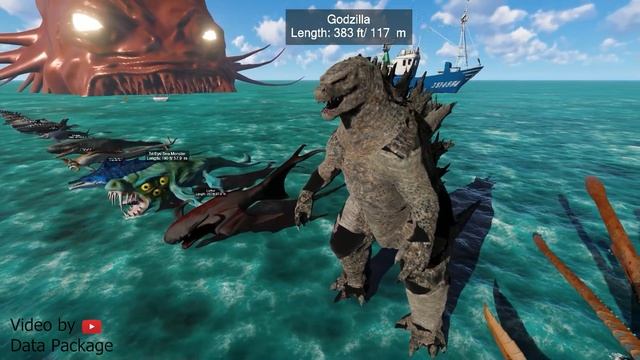 "Ultimate Battle Sea Monster Size Comparison s 3D || Bloop vs. El Gran Maja: Who's the Biggest?" смотреть онлайн