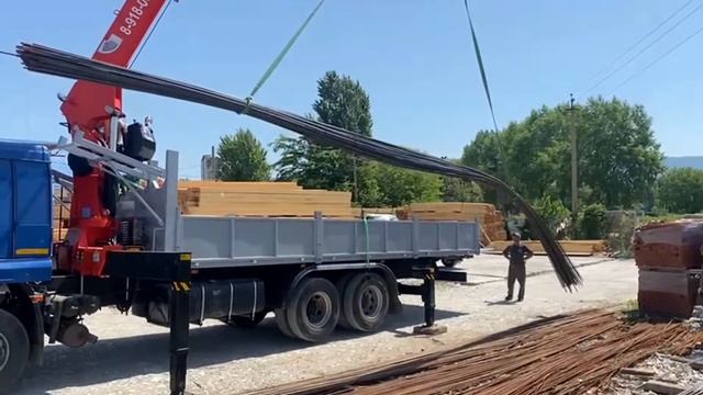 КАК МЫ ЗАГРУЖАЕМ АРМАТУРУ НА БАЗАХ "СТРОЙ РЫНОК" смотреть онлайн