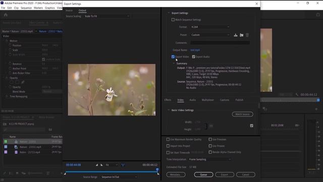 How To Export A Footage In Adobe Premiere Pro - TUTORIAL