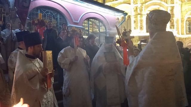 В Пасхальную ночь. Казанский собор на Красной площади. 05 мая 2024 смотреть онлайн