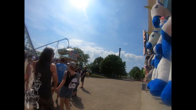 THE Story and Review of Kings Island's Giga Coaster Orion смотреть онлайн