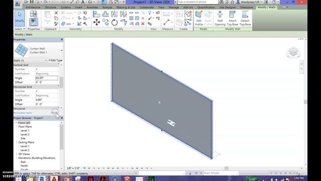 Angled Mullions on Curtain Wall смотреть онлайн