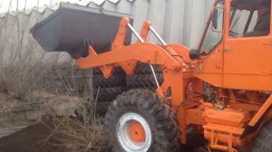 Фронтальный погрузчик Т-156 (ЯМЗ-236)(Высокая резина)