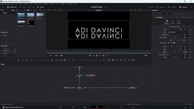 Create a CINEMATIC TITLE Reveal || davinci resolve tutorial смотреть онлайн