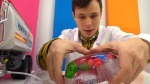 Игры с доктор Ой - Мультик с Супергероями - Освобождаем Супергероев из льда