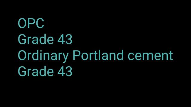 OPC Grade 43 , Fineness, Strength & Use , Ordinary Portland cement Grade 43 fineness strength &Us смотреть онлайн