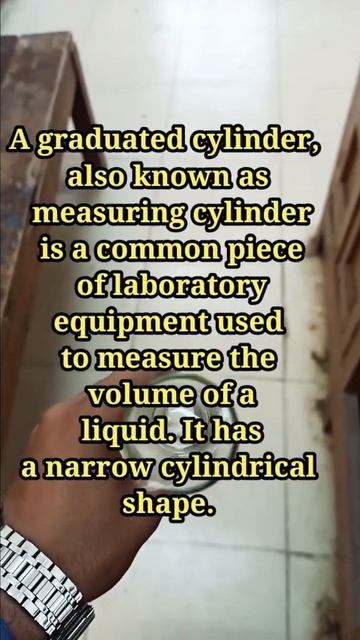 Measuring cylinder | Volumetric cylinder | Lab apparatus |Lab instruments #short #ytshort #betashor смотреть онлайн