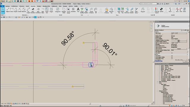 Revit MEP sloped pipe vertical rise смотреть онлайн