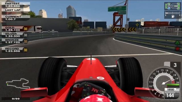 F1 2005 Detroit Street Circuit Hotlap + Setup 1:22.903 смотреть онлайн