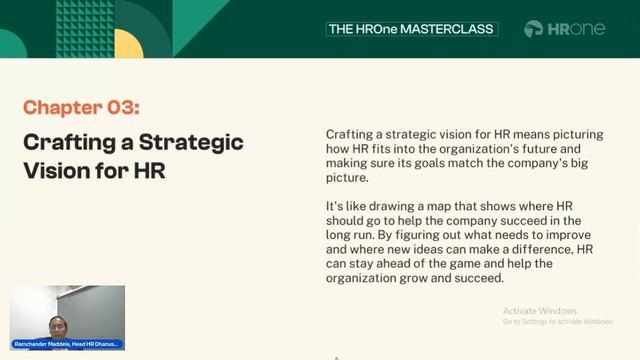 Masterclass 1 | Strategic HR Management | Ramchander Maddela смотреть онлайн