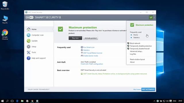 آموزش ESET Smart Security 4 دستورات نوار ابزار بالای نرم افزار смотреть онлайн