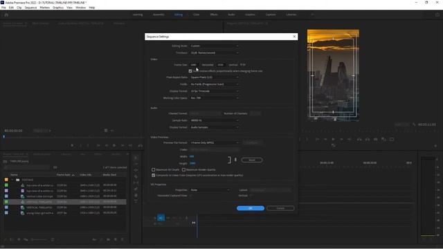 Membuat Sequence Sesuai Ukuran File Video Di Adobe Premiere Pro смотреть онлайн
