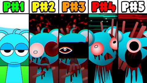 Incredibox Sprunki: Pyramixed Фаза 1 VS Фаза 2 VS Фаза 3 VS Фаза 4 VS Фаза 5 (полная анимация) смотреть онлайн