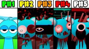 Incredibox Sprunki: Pyramixed Фаза 1 VS Фаза 2 VS Фаза 3 VS Фаза 4 VS Фаза 5 (полная анимация)