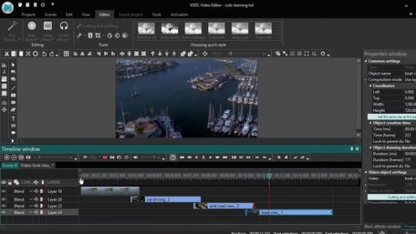 VSDC Video Editor Tutorial 2022 - Learning Video Editing for beginners