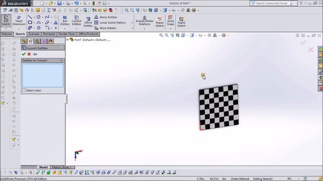 Chess Board Using Solidworks Mapping смотреть онлайн