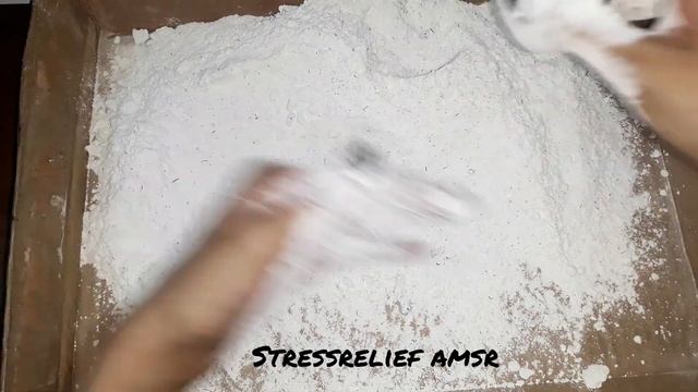 ASMR| White Cement Collab| Stressrelief Asmr| Satisfying Video.💖