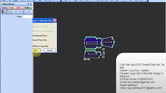 GERBER +LECTRA+OPTITEX EXPORT TU OPTITEX SANG DXF TXT смотреть онлайн