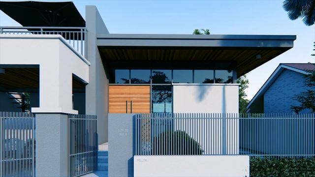 3 Bedroom Bungalow House Design | Exterior Animation смотреть онлайн