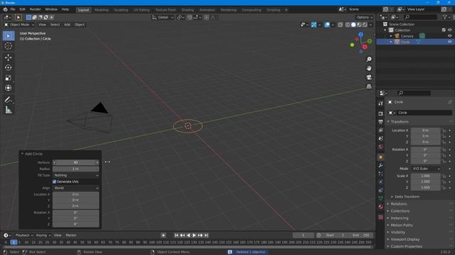 Blender Tutorial - Lesson 23 - Adding Mesh and Adjusting its Properties смотреть онлайн