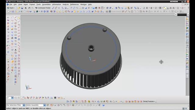 Synchronous Modeling Reuse (copy face, paste face, mirror face,pattern face) - NX 7.5 смотреть онлайн