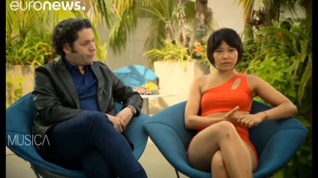 Yuja Wang Red Minidress - Interview