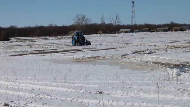 Турбо Мтз 82 тест турбины по снегу (часть 2) смотреть онлайн