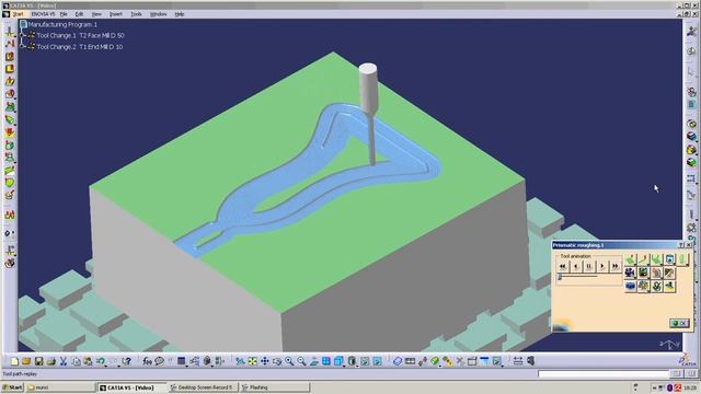 Catia prismatic machining смотреть онлайн