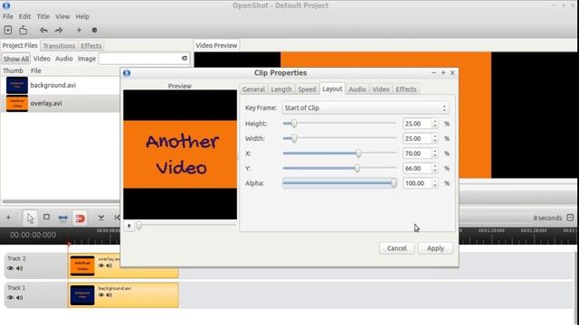 Picture-in-Picture (PiP) in OpenShot Video Editor смотреть онлайн