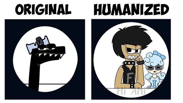 Alphabet Lore Vs Humanized Version (by Hi Ani) #2