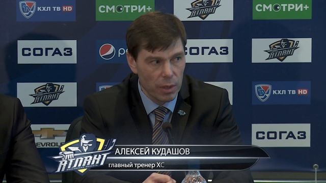 Пресс-конференция после матча «Атлант» - «Металлург Нк» 31.10.14 смотреть онлайн