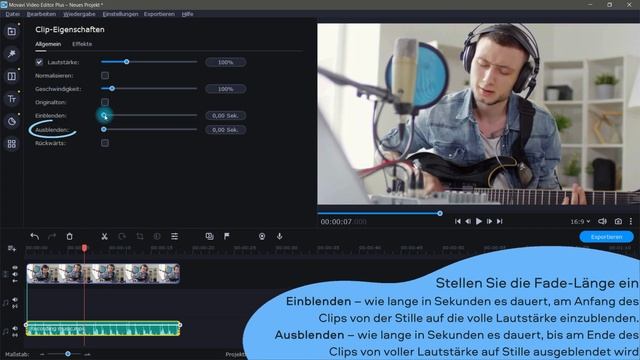 Wie Sie Musik ein- und ausblenden | Videobearbeitung (Tutorial 2021) смотреть онлайн