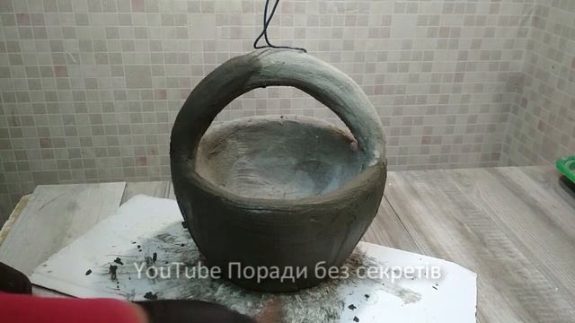 Кошик і кролик з цементу. Ідеї для саду з цементу. смотреть онлайн