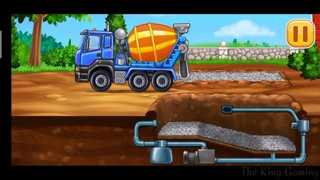 cement mixer driving Truck new cement mixer Games Builed house car wesh The King Gaming смотреть онлайн