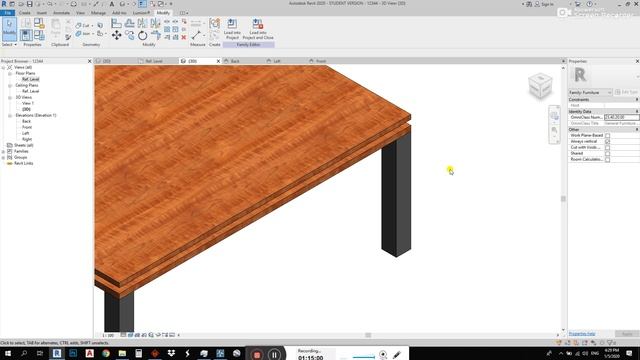 how to create a family in Revit 2019( كيفية تكوين family في Revit 2019) смотреть онлайн