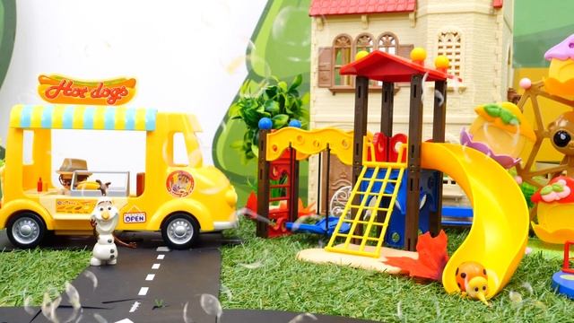 Эльза и Маша Тойклаб готовят для Олафа МОРОЖЕНОЕ! Видео с игрушками для детей! смотреть онлайн