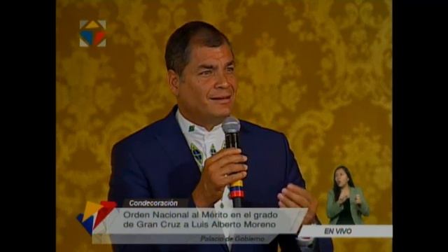 Condecoración a Luis Alberto Moreno, Presidente del Banco Interamericano de Desarrollo BID смотреть онлайн