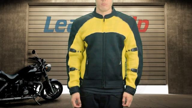 Xelement Mens Sports Armored Mesh Jacket at LeatherUp смотреть онлайн