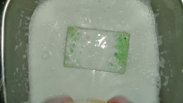 ASMR 🤍/Recycled Cleaning Paste/Sponges/Rinsing/Переработанная Чистящая Паста/Полоскание/Губки/