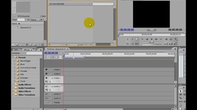 Workspace Overview of Adobe Premiere Pro CS3 смотреть онлайн
