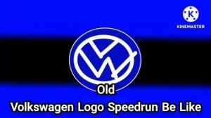 Volkswagen Logo Speedrun And Remake Evolution Old VS New @WAGDNH2025