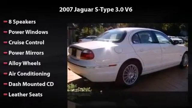 2007 Jaguar S-Type 3.0 V6 смотреть онлайн