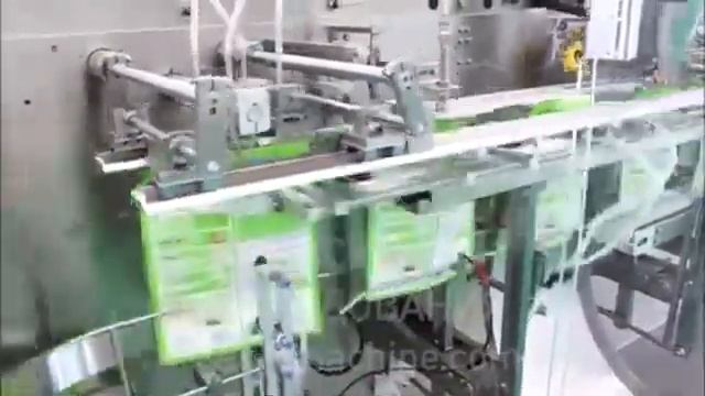 Машина для фасовки в пакеты дой-пак (с подачей готовых пакетов) смотреть онлайн