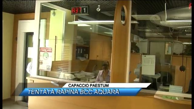 CAPACCIO PAESTUM, TENTATA RAPINA BCC AQUARA