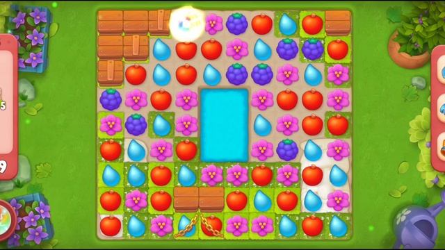 Gardenscapes Level 45 Walkthrough "No Boosters Used" смотреть онлайн
